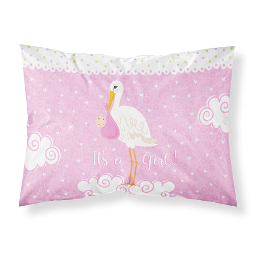 'Caroline'S Treasures Baby Girl Fabric Standard Pillowcase Vha3013Pillowcase, Multicolor'