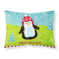 'Caroline'S Treasures Merry Christmas Happy Penguin Fabric Standard Pillowcase Vha3015Pillowcase, Multicolor'