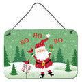 CarolineS Treasures Merry Christmas Santa Claus Ho Wall Or Door Hanging Prints Vha3016Ds812, 8 Inch  Inch  X 12 Inch  Inch , Multicolor