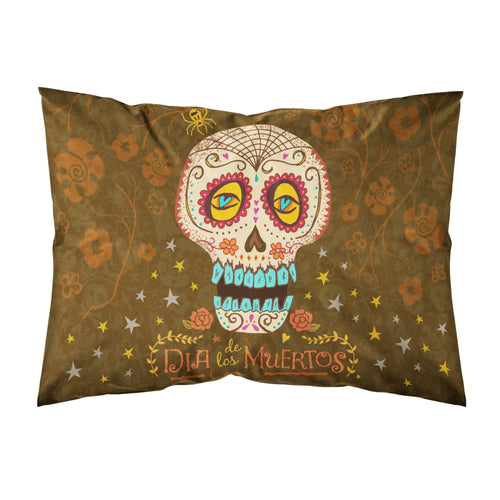 'Caroline'S Treasures Day Of The Dead Fabric Standard Pillowcase, Multicolor'