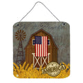 CarolineS Treasures Patriotic Barn Land Of America Wall Or Door Hanging Prints, Multicolor