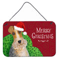 CarolineS Treasures Wire Fox Terrier Christmas Wall Or Door Hanging Prints, Multicolor