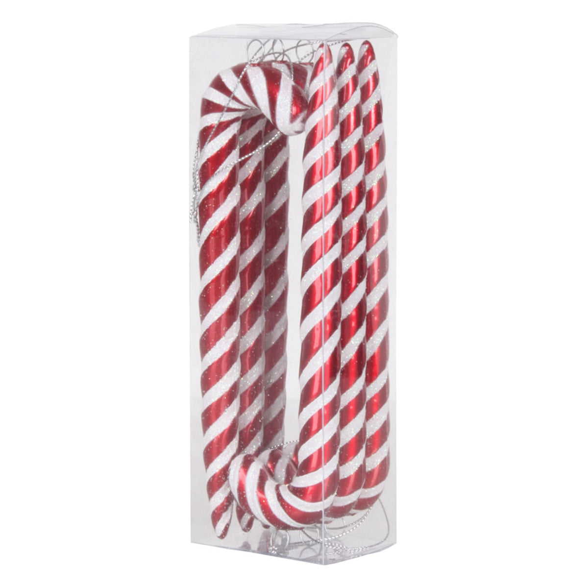 Vickerman 7.5 Inch  Redwhite Candy Canes 6/Box  M152703