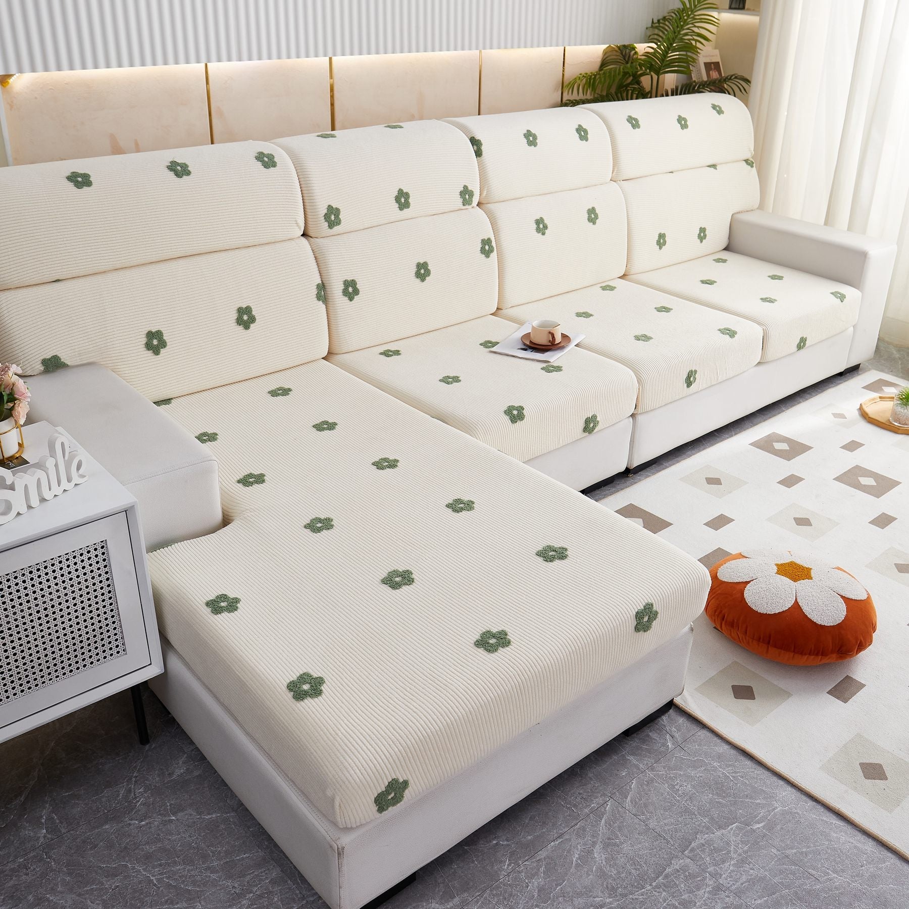Polar Fleece Sofa Cushion Covers for Sofa 1/2/3/4 Seater, Best Seat Covers for Dogs, Pet Couch Protector