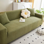 Fleece Stretch Sofa Slipcover Washable Soft Spandex Couch Cover Furniture Protector