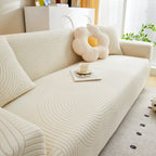 Fleece Stretch Sofa Slipcover Washable Soft Spandex Couch Cover Furniture Protector