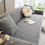 Jacquard Leaf Stretch Sofa Protector Cover Soft Washable Spandex Couch Slipcover