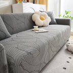 Jacquard Leaf Stretch Sofa Protector Cover Soft Washable Spandex Couch Slipcover