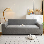 Jacquard Leaf Stretch Sofa Protector Cover Soft Washable Spandex Couch Slipcover