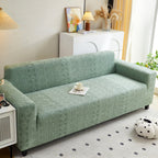 Embossed Geometric Elastic Sofa Cover Boho Stylish Decorative Furniture Covers