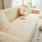 Embossed Geometric Elastic Sofa Cover Boho Stylish Decorative Furniture Covers