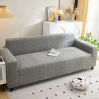Embossed Geometric Elastic Sofa Cover Boho Stylish Decorative Furniture Covers
