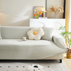 Fleece Stretch Sofa Slipcover Washable Soft Spandex Couch Cover Furniture Protector