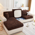 Starry Sky Jacquard Fleece Stretchable Non-Slip Cushion Covers Furniture Covers for L-Shaped Couch