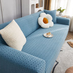 3D Geometric Stretch Sofa Slipcovers Non Slip Pet Friendly Washable Fitted Sofa Covers