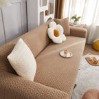 3D Geometric Stretch Sofa Slipcovers Non Slip Pet Friendly Washable Fitted Sofa Covers