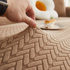 3D Geometric Stretch Sofa Slipcovers Non Slip Pet Friendly Washable Fitted Sofa Covers