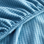 Grid Textured Stretch Sofa Cover, Soft Elastic Slipcover for Couch Protection