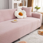 3D Geometric Stretch Sofa Slipcovers Non Slip Pet Friendly Washable Fitted Sofa Covers