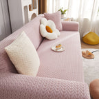 3D Geometric Stretch Sofa Slipcovers Non Slip Pet Friendly Washable Fitted Sofa Covers