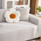 3D Geometric Stretch Sofa Slipcovers Non Slip Pet Friendly Washable Fitted Sofa Covers