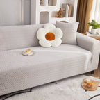 3D Geometric Stretch Sofa Slipcovers Non Slip Pet Friendly Washable Fitted Sofa Covers