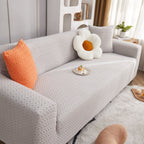 3D Geometric Stretch Sofa Slipcovers Non Slip Pet Friendly Washable Fitted Sofa Covers