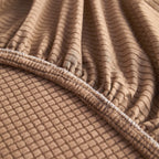 Grid Textured Stretch Sofa Cover, Soft Elastic Slipcover for Couch Protection