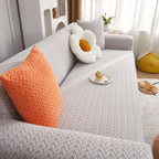 3D Geometric Stretch Sofa Slipcovers Non Slip Pet Friendly Washable Fitted Sofa Covers