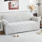 Stretch Sofa Slipcover 1-Piece Furniture Protector Couch with Elastic Bottom for Kids