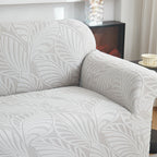 Stretch Sofa Slipcover 1-Piece Furniture Protector Couch with Elastic Bottom for Kids