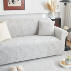 Stretch Sofa Slipcover 1-Piece Furniture Protector Couch with Elastic Bottom for Kids