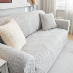 Stretch Sofa Slipcover 1-Piece Furniture Protector Couch with Elastic Bottom for Kids