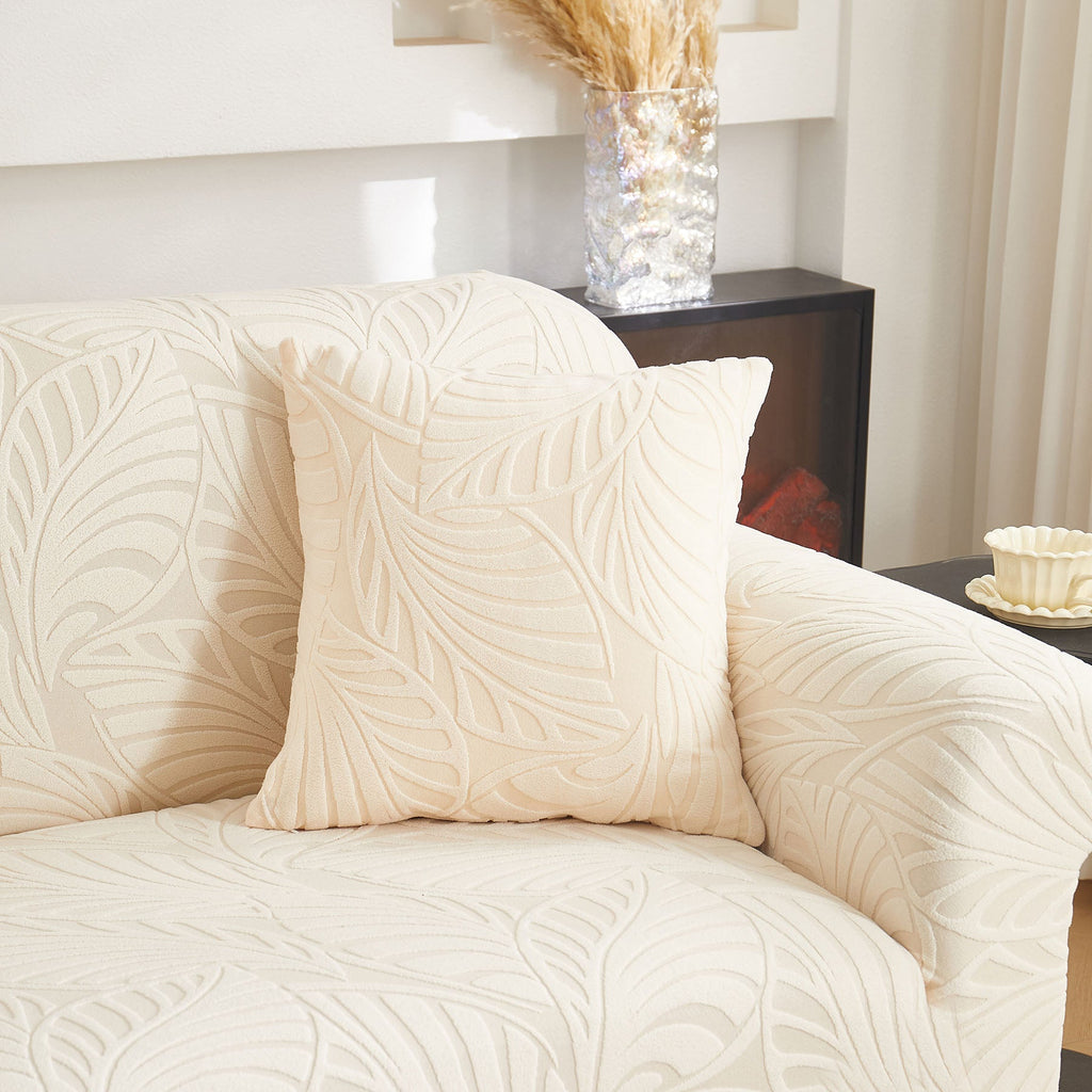 Stretch Sofa Slipcover 1-Piece Furniture Protector Couch with Elastic Bottom for Kids