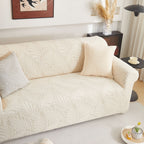 Stretch Sofa Slipcover 1-Piece Furniture Protector Couch with Elastic Bottom for Kids