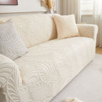 Stretch Sofa Slipcover 1-Piece Furniture Protector Couch with Elastic Bottom for Kids