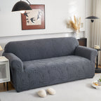 Stretch Sofa Slipcover 1-Piece Furniture Protector Couch with Elastic Bottom for Kids