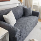 Stretch Sofa Slipcover 1-Piece Furniture Protector Couch with Elastic Bottom for Kids