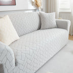 3D Jacquard Couch Slipcover, Washable Non Slip Soft Couch Sofa Cover for Kids, Pets
