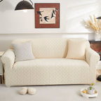 3D Jacquard Couch Slipcover, Washable Non Slip Soft Couch Sofa Cover for Kids, Pets