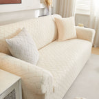 3D Jacquard Couch Slipcover, Washable Non Slip Soft Couch Sofa Cover for Kids, Pets