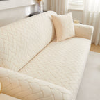 3D Jacquard Couch Slipcover, Washable Non Slip Soft Couch Sofa Cover for Kids, Pets