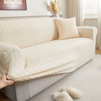 3D Jacquard Couch Slipcover, Washable Non Slip Soft Couch Sofa Cover for Kids, Pets