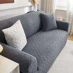 3D Jacquard Couch Slipcover, Washable Non Slip Soft Couch Sofa Cover for Kids, Pets