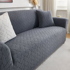 3D Jacquard Couch Slipcover, Washable Non Slip Soft Couch Sofa Cover for Kids, Pets