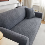 3D Jacquard Couch Slipcover, Washable Non Slip Soft Couch Sofa Cover for Kids, Pets