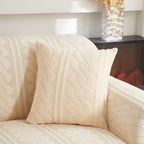 3D Embossed Geometric Couch Slipcover, Stretch Washable Non Slip Furniture Protector