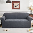 Stretch Sofa Slipcover 1-Piece Furniture Protector Couch with Elastic Bottom for Kids