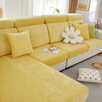 Chenille Cushion Covers for 1/2/3/4 Seater Sofas and L-shaped Couches, Furniture Covers for Pets