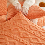 Stretchable Cotton Velvet Non-Slip Furniture Covers Couch Cushion Covers for L-Shaped Sofa, Pets